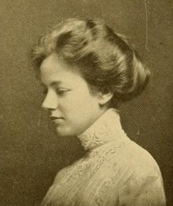 Portrait of Laura Weill Cone, State Normal and Industrial College (now University of North Carolina at Greensboro), Class of 1910. Used courtesy of University of North Carolina at Greensboro Special Collections and University Archives.