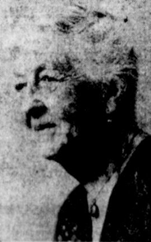 Photograph of Lila Ripley Barnwell, from the <i>Times-News</i> (Hendersonville, NC), March 7, 1961. From Google News. Used by permission of the TImes-News Online.