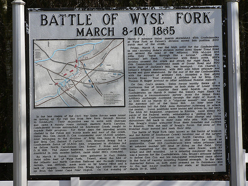 "Battle Marker." Photo downloaded from Flickr user Neil Smith on February 2, 2007.